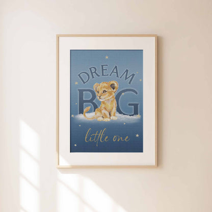 Dream Big Lion Cub Prints