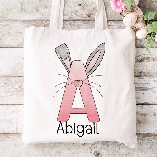 Easter Bunny Alphabet - Pink