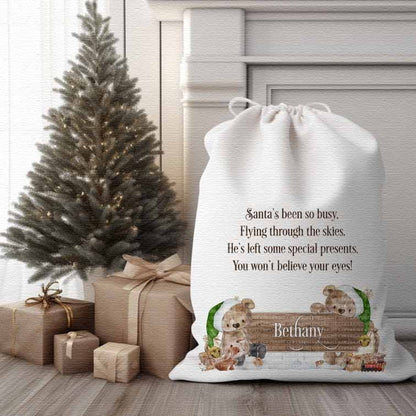 Elf Bear Workshop Signs