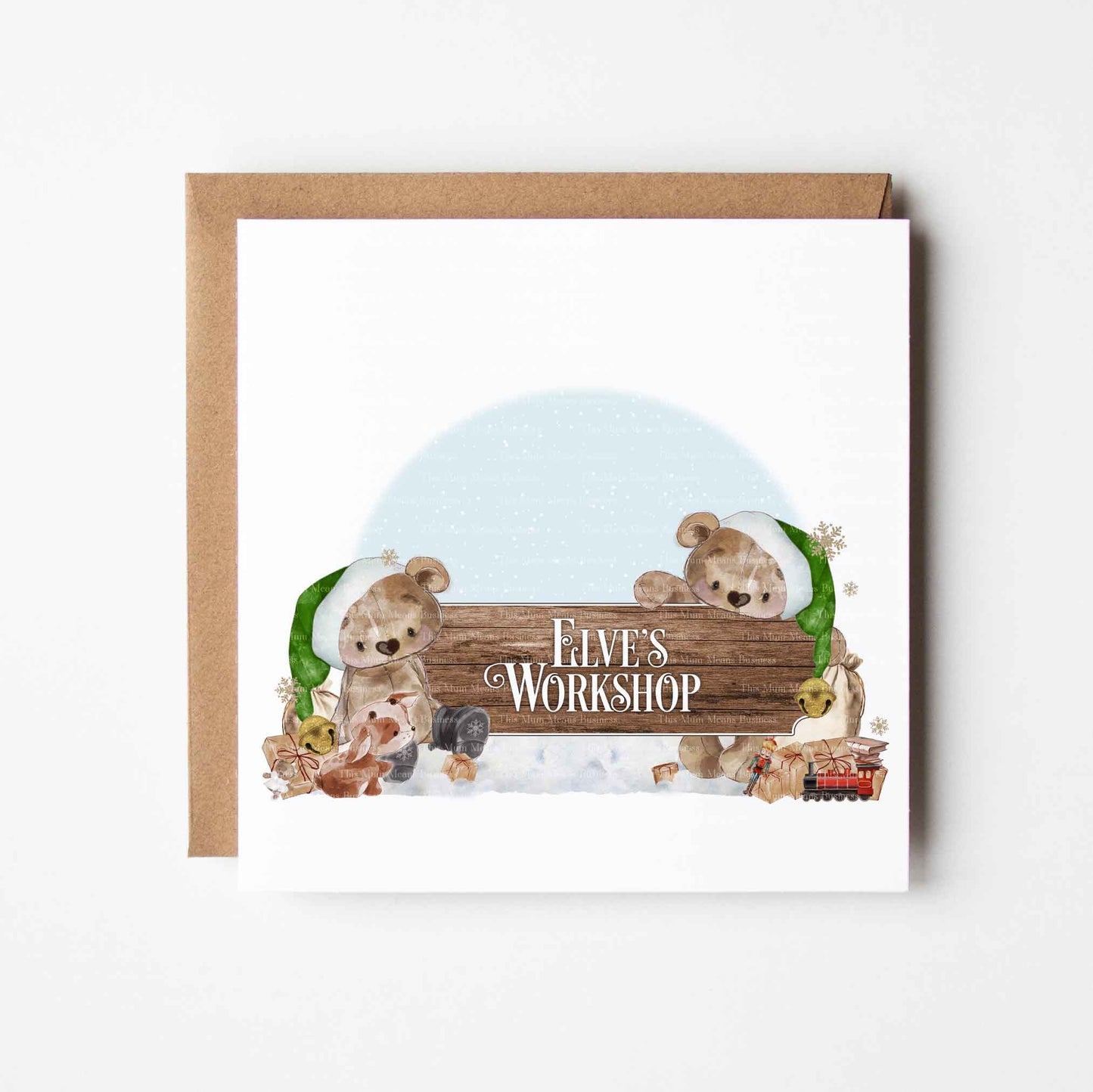 Elf Bear Workshop Signs