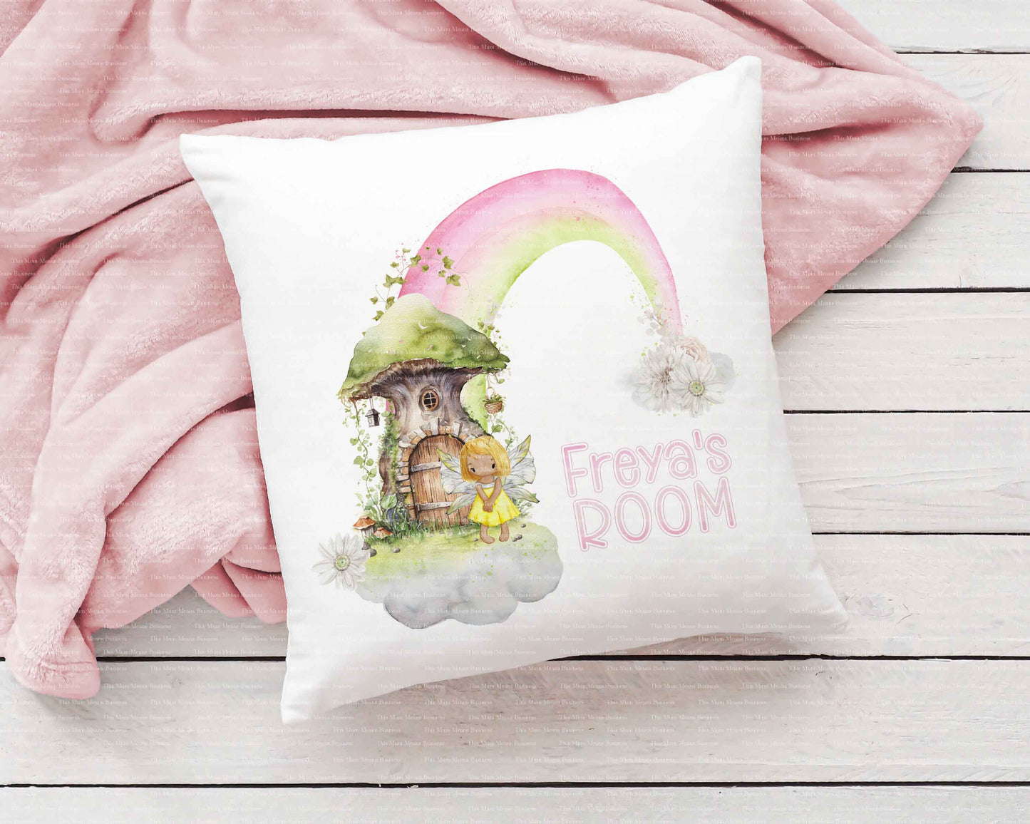 Fairy House Wonky Rainbow - Yellow Fairy