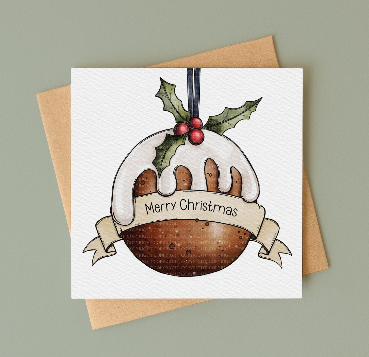 FF Doodle Christmas Puddings