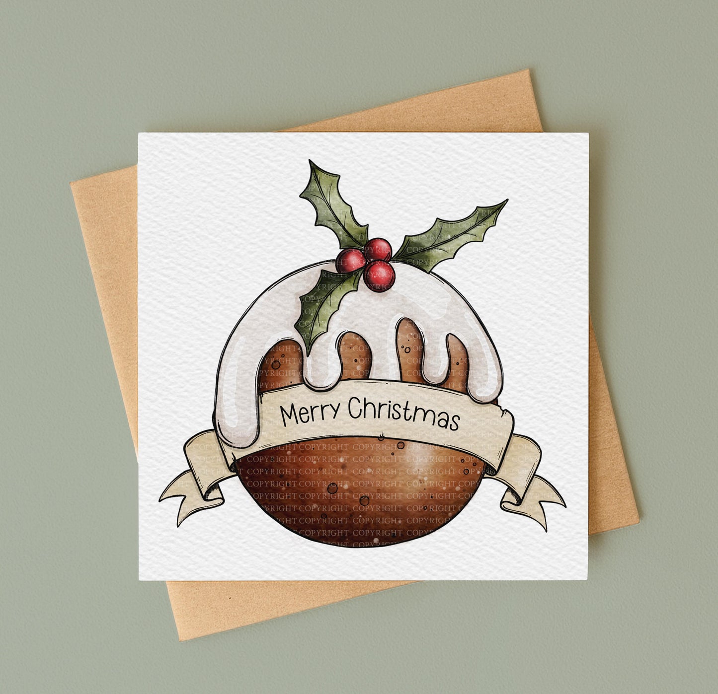 FF Doodle Christmas Puddings