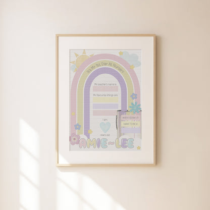 Pastel Back to School Prints
