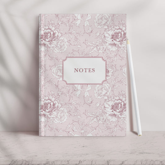 Hand Drawn Floral Bow Pattern - Pink