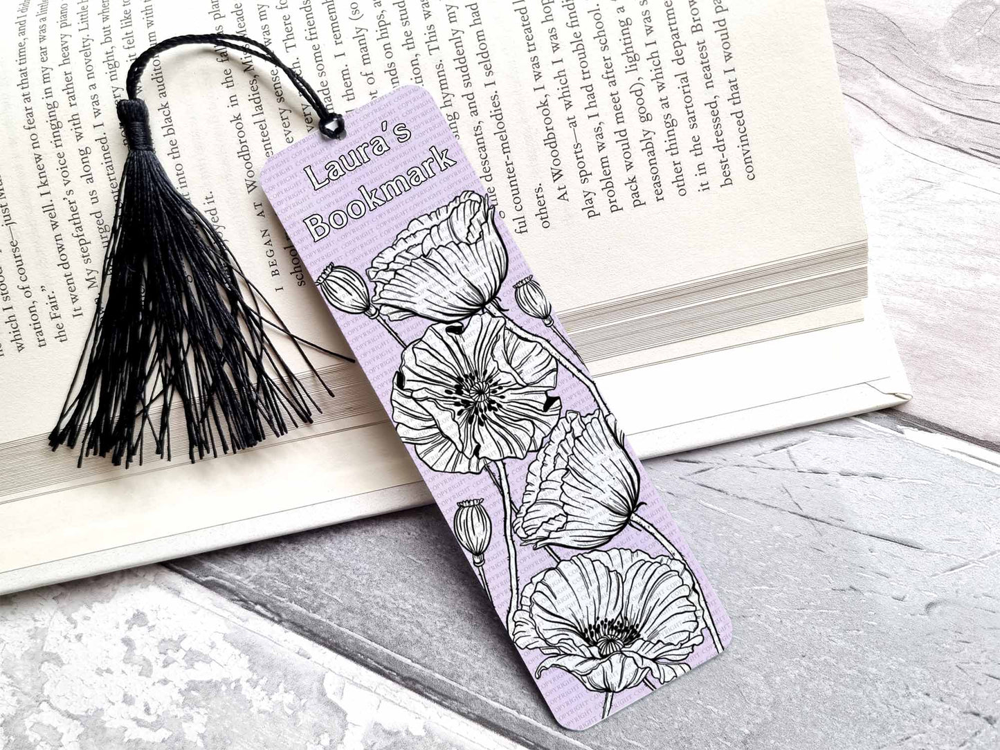 Floral Colour Bookmarks