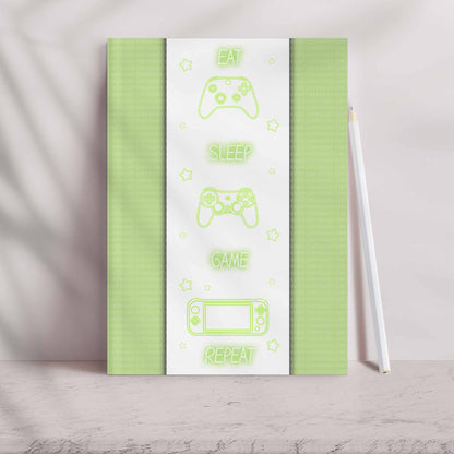 Neon Gamer Notes - Green