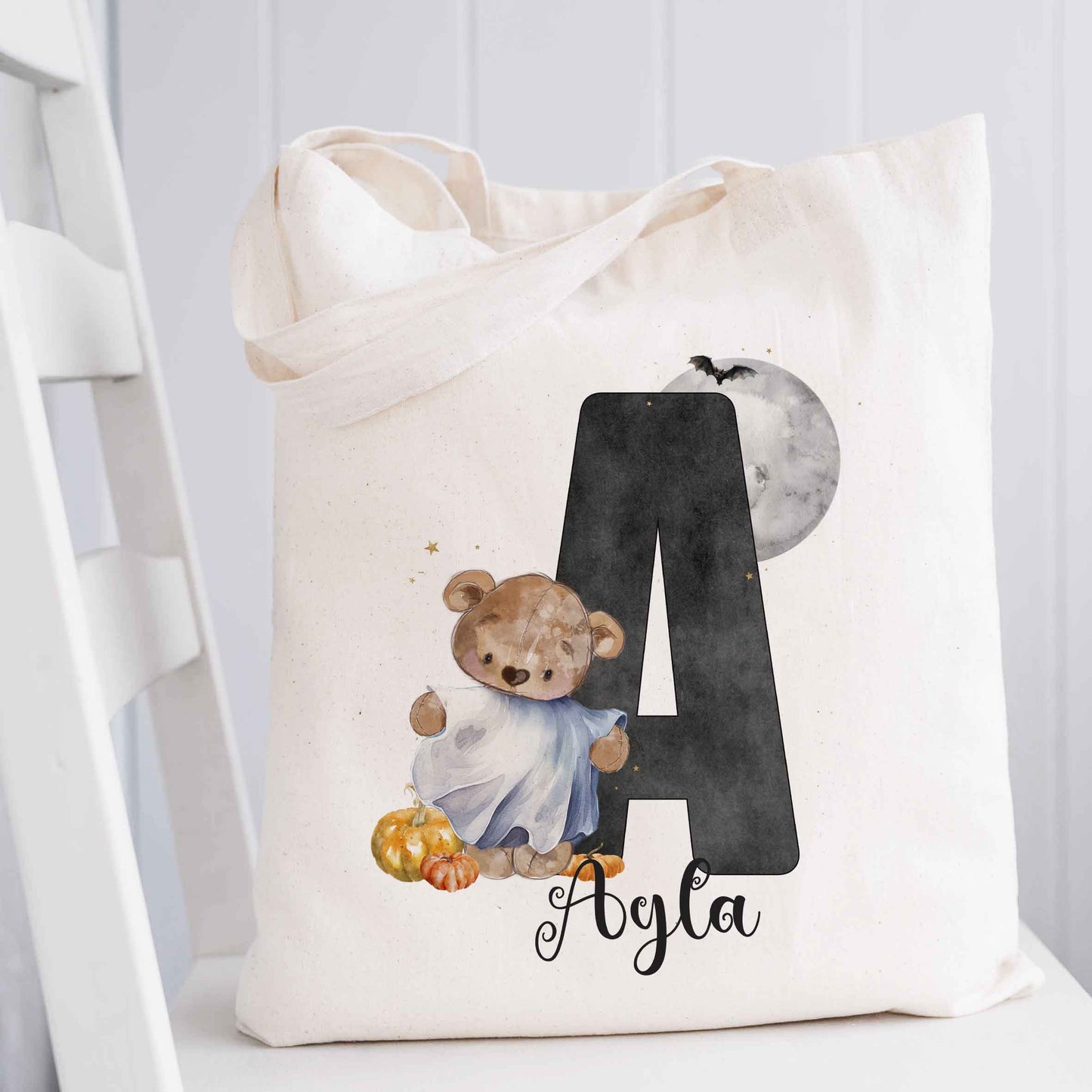 Ghost Bear Halloween Alphabets