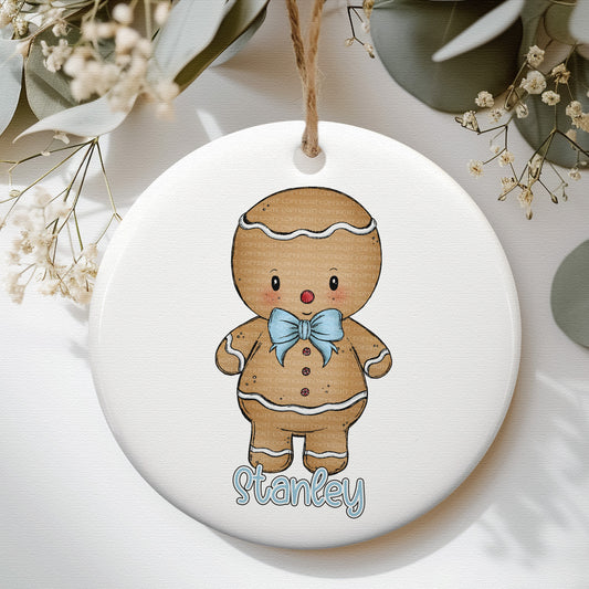 Blue Boy Gingerbread Alphabet