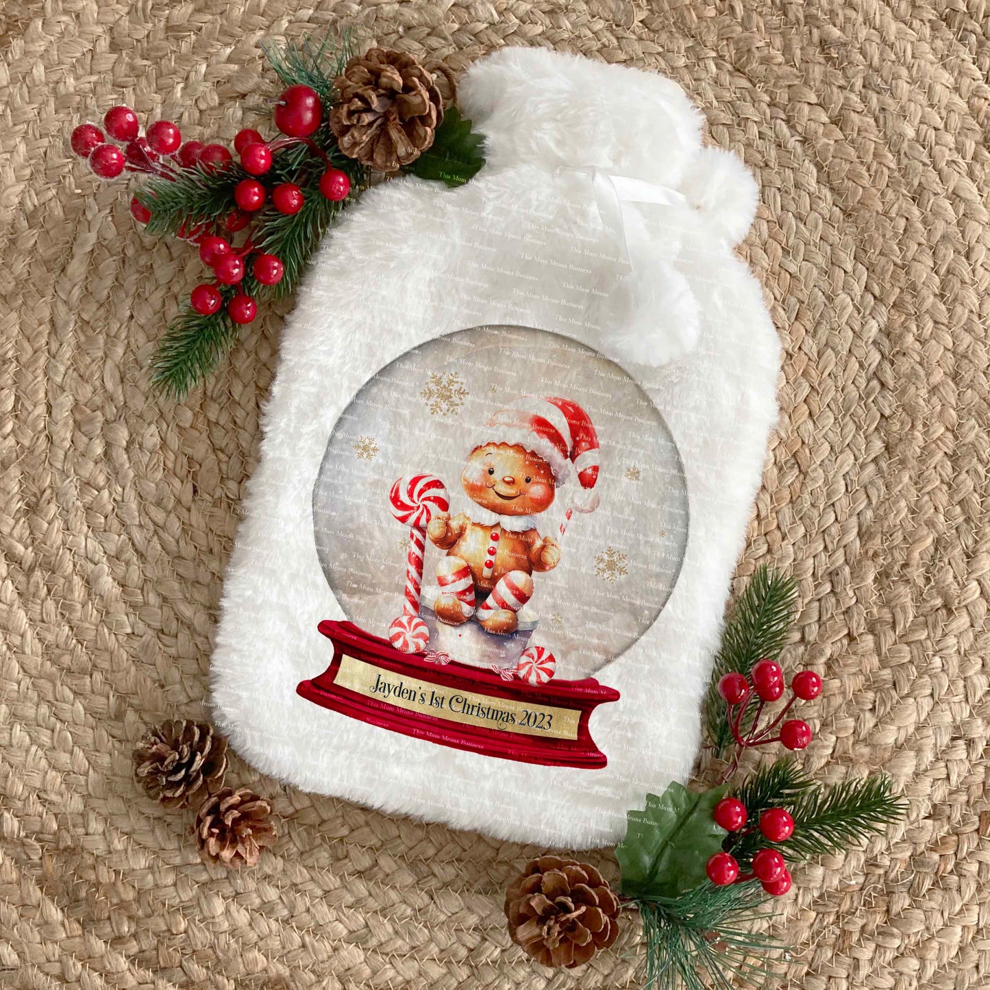 Christmas Gingerbread Snowglobe