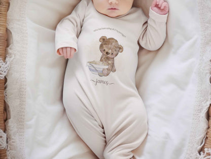 Goldilocks Bear Grow Bib Set