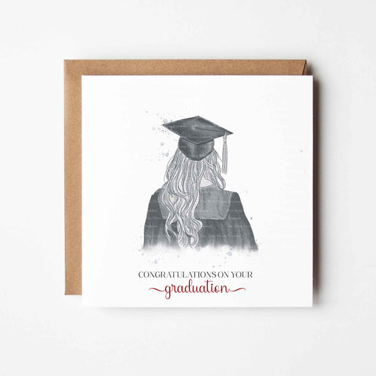 Hand Drawn Graduate - Female