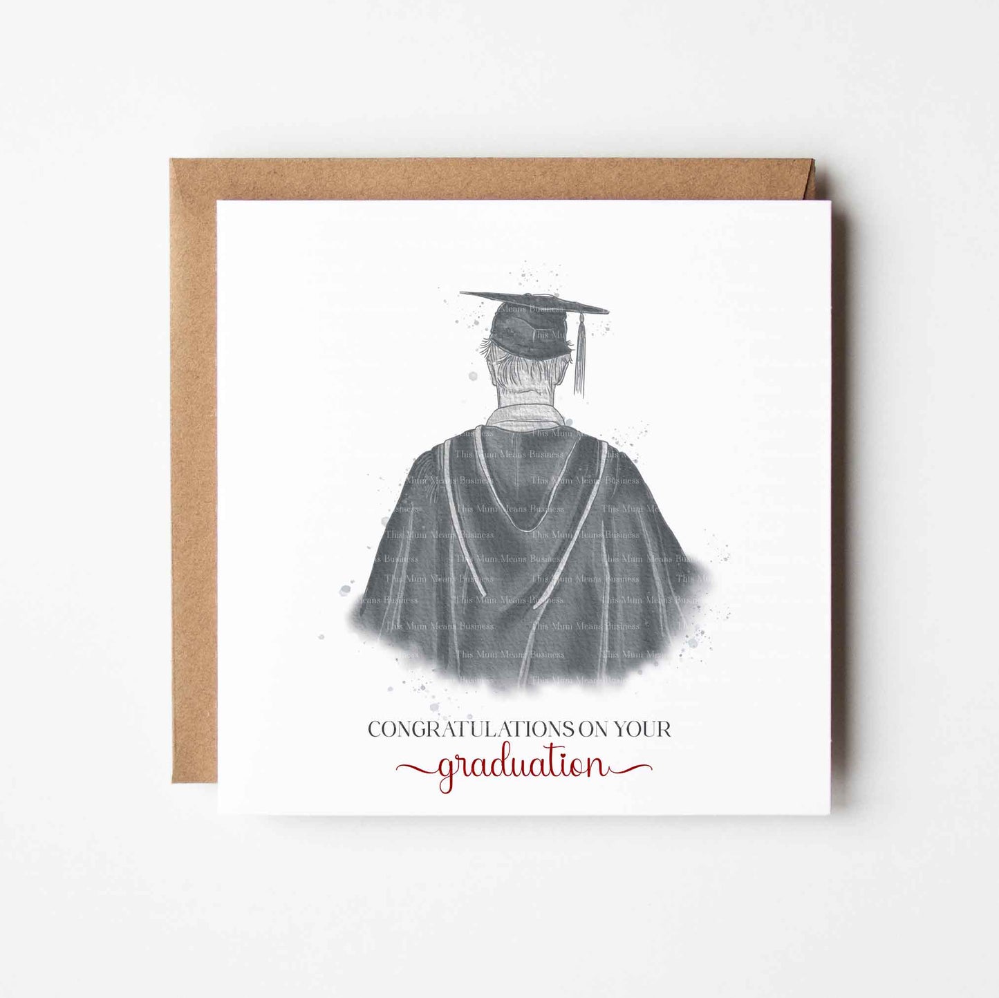 Hand Drawn Graduate - Male