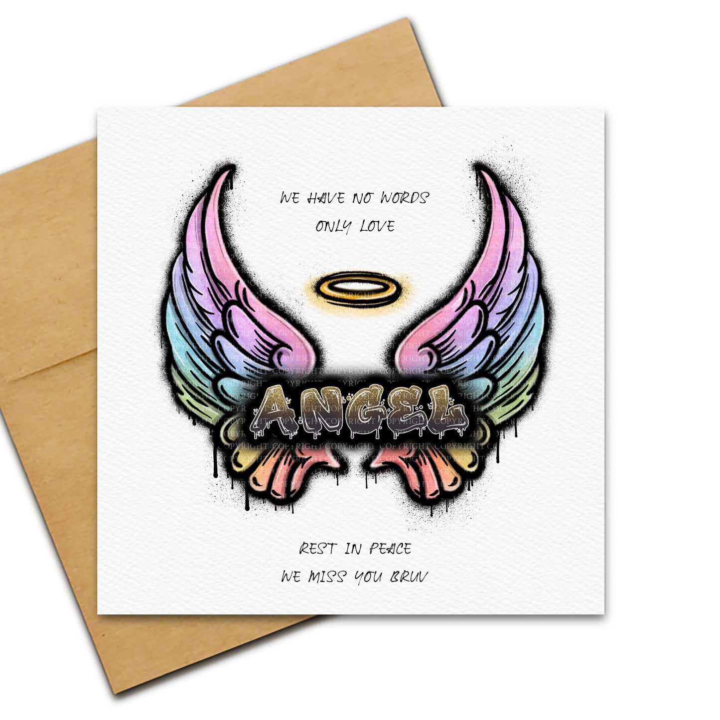 Graffiti Angel Wings