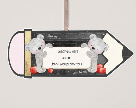 Teacher Pencils - Grey Bears