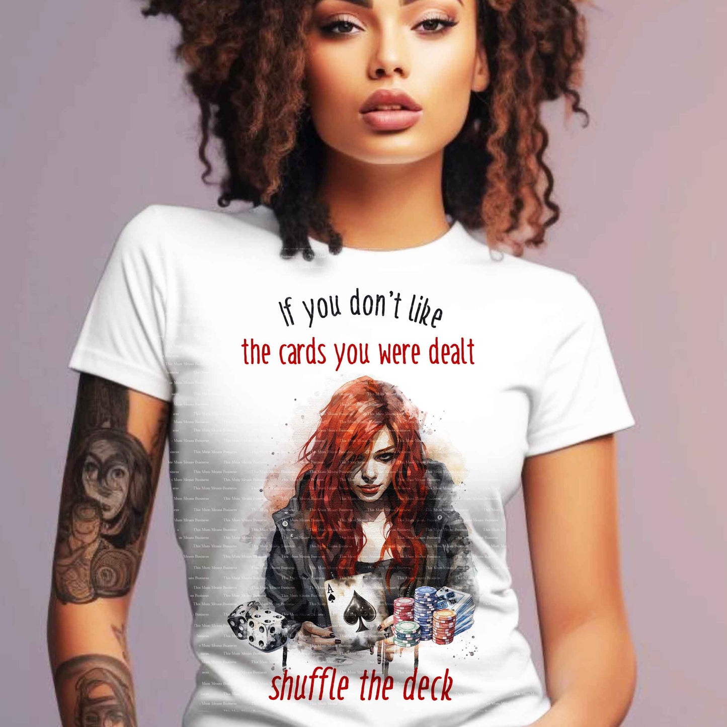 Grunge Girl Poker Hand