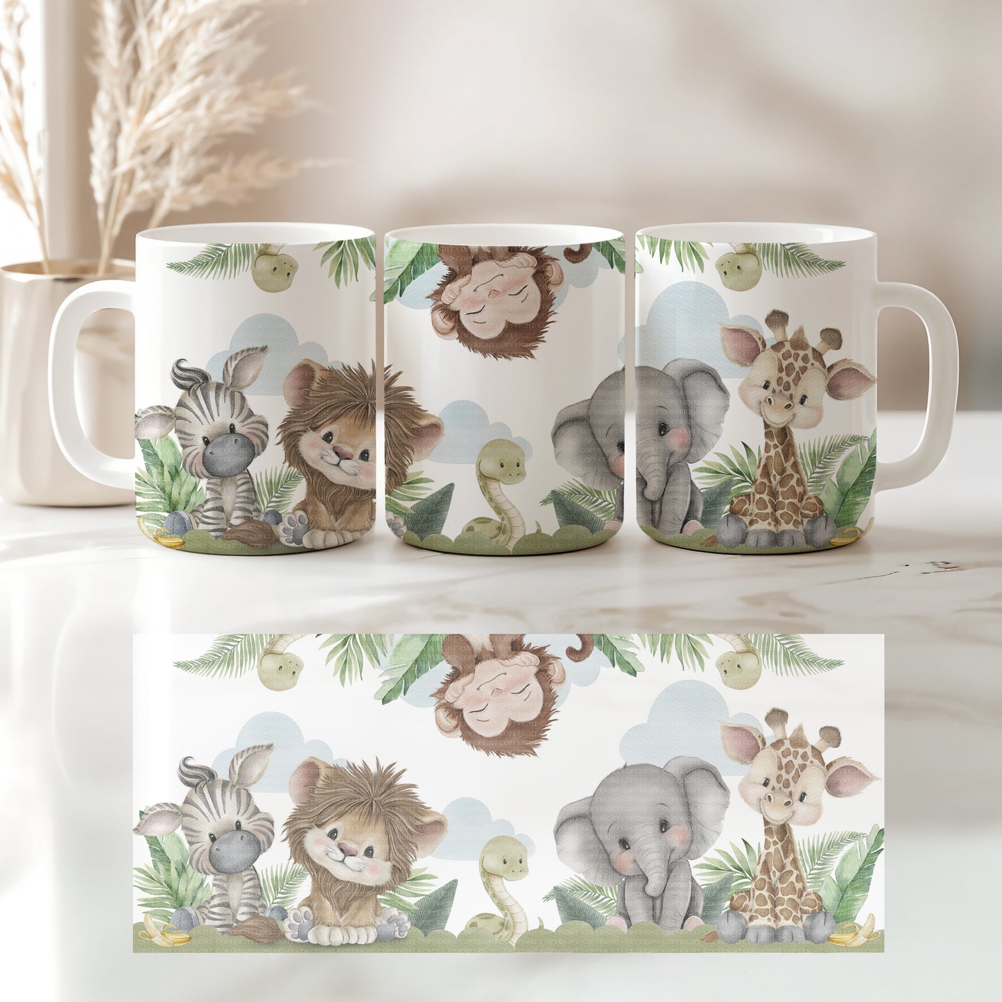 Jungle Mug Wrap