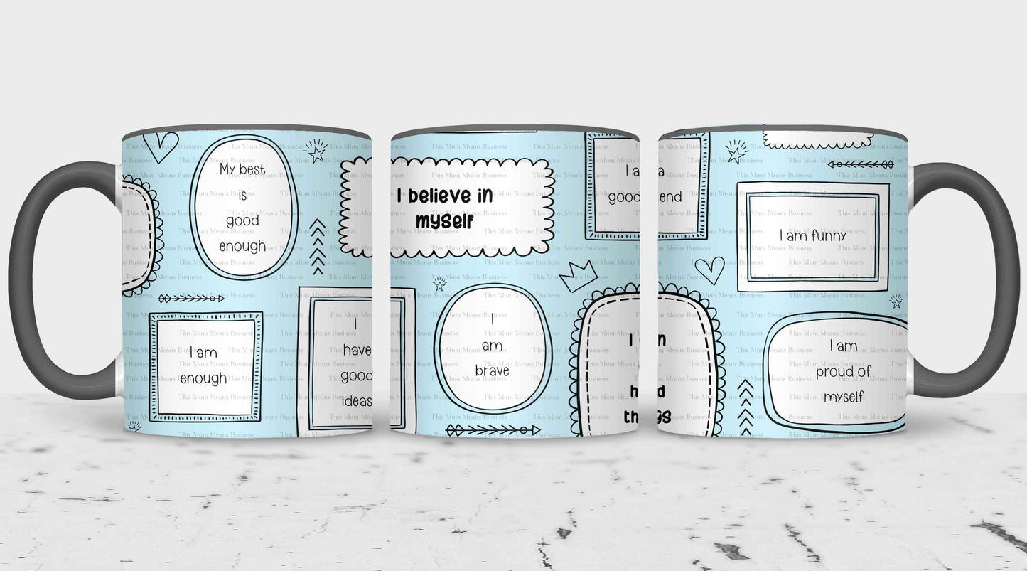 Kuwaii Rainbow Positivity Mug Wraps