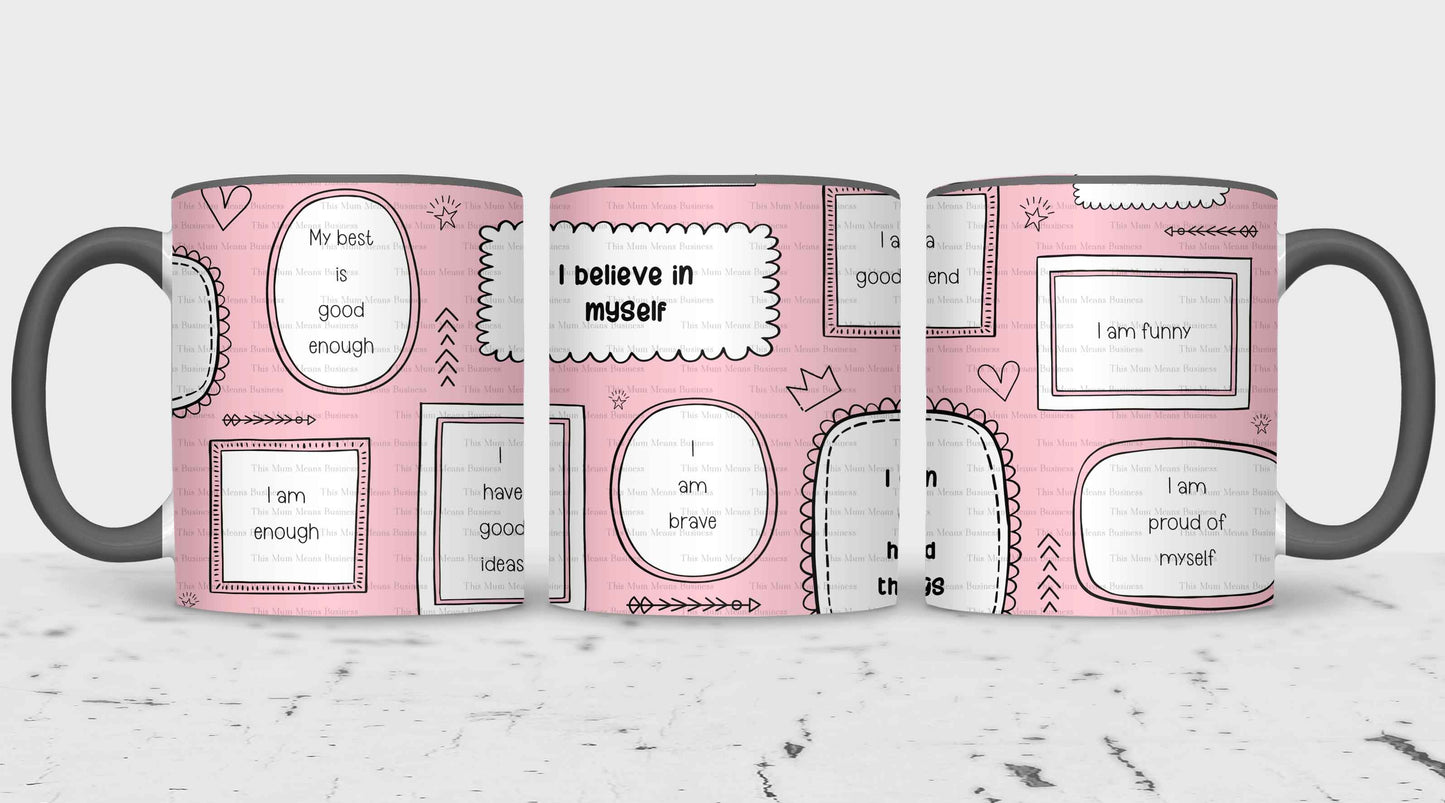 Kuwaii Rainbow Positivity Mug Wraps