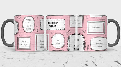 Kuwaii Rainbow Positivity Mug Wraps