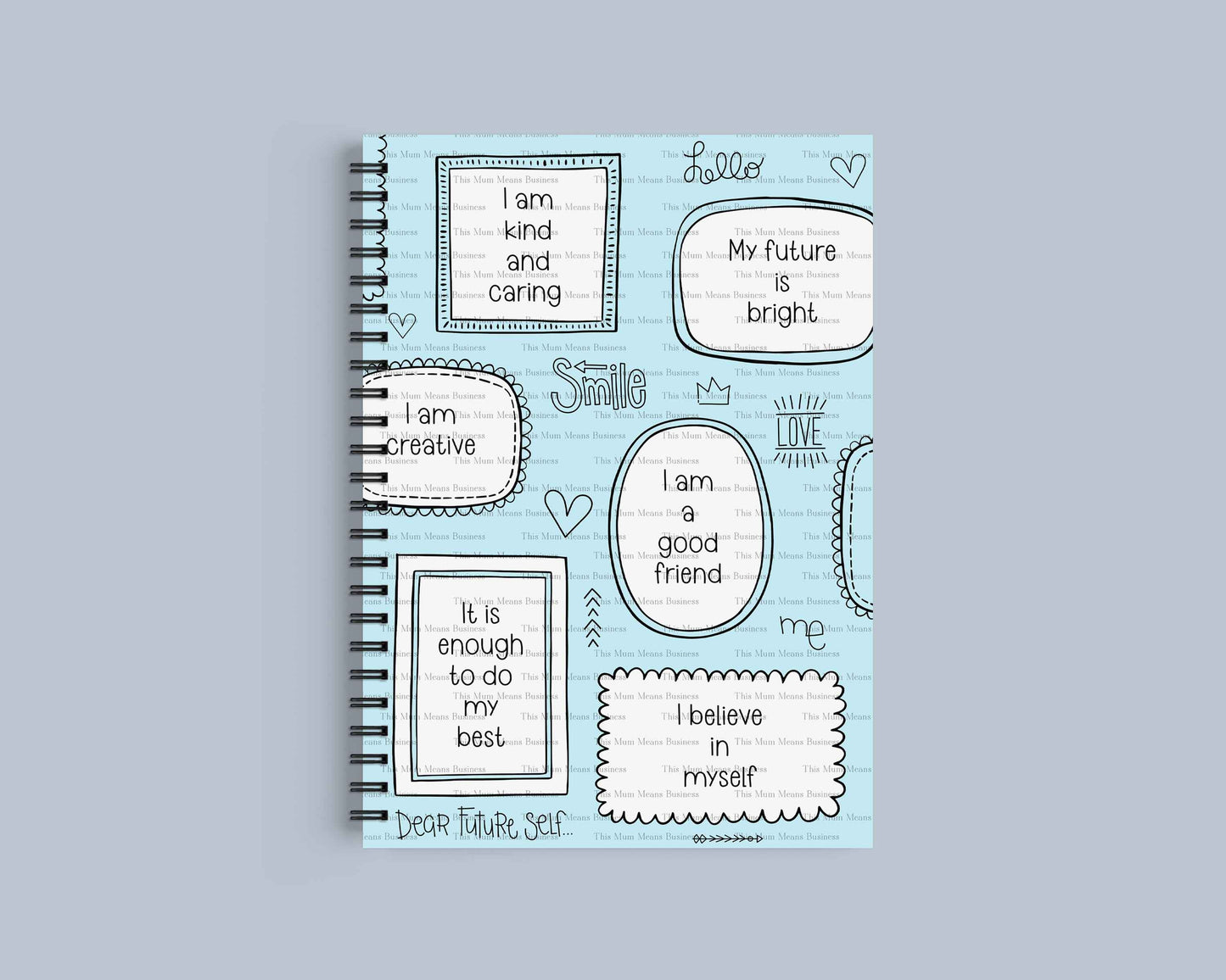 Kuwaii Rainbow Positivity Notebooks