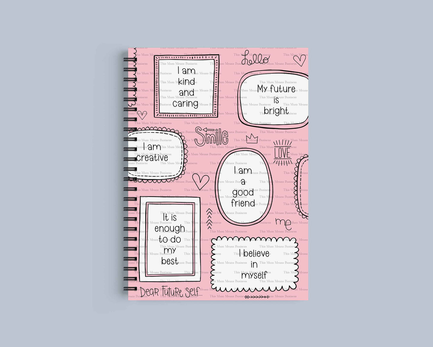 Kuwaii Rainbow Positivity Notebooks