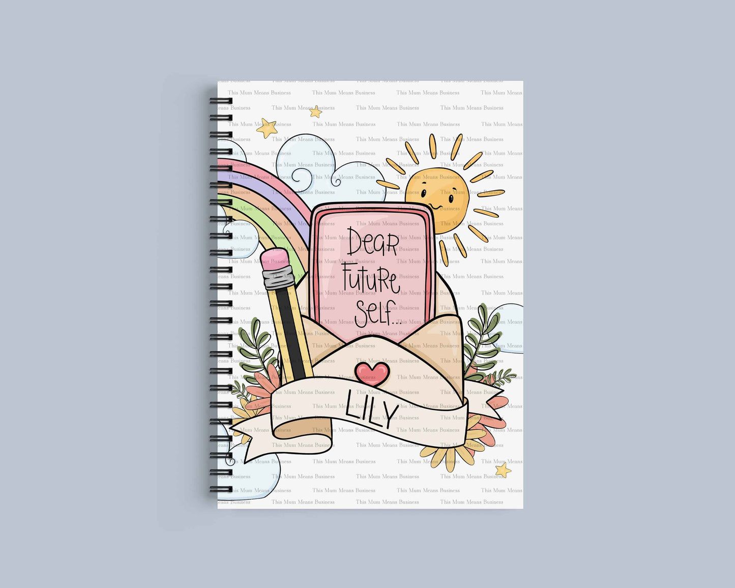 Kuwaii Rainbow Positivity Notebooks