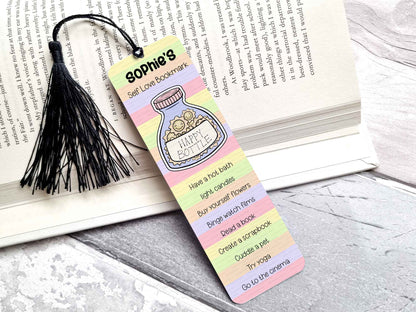 Kuwaii Rainbow Self Love Bookmarks
