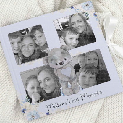 Lilac Grey Mother's Day Memories Books