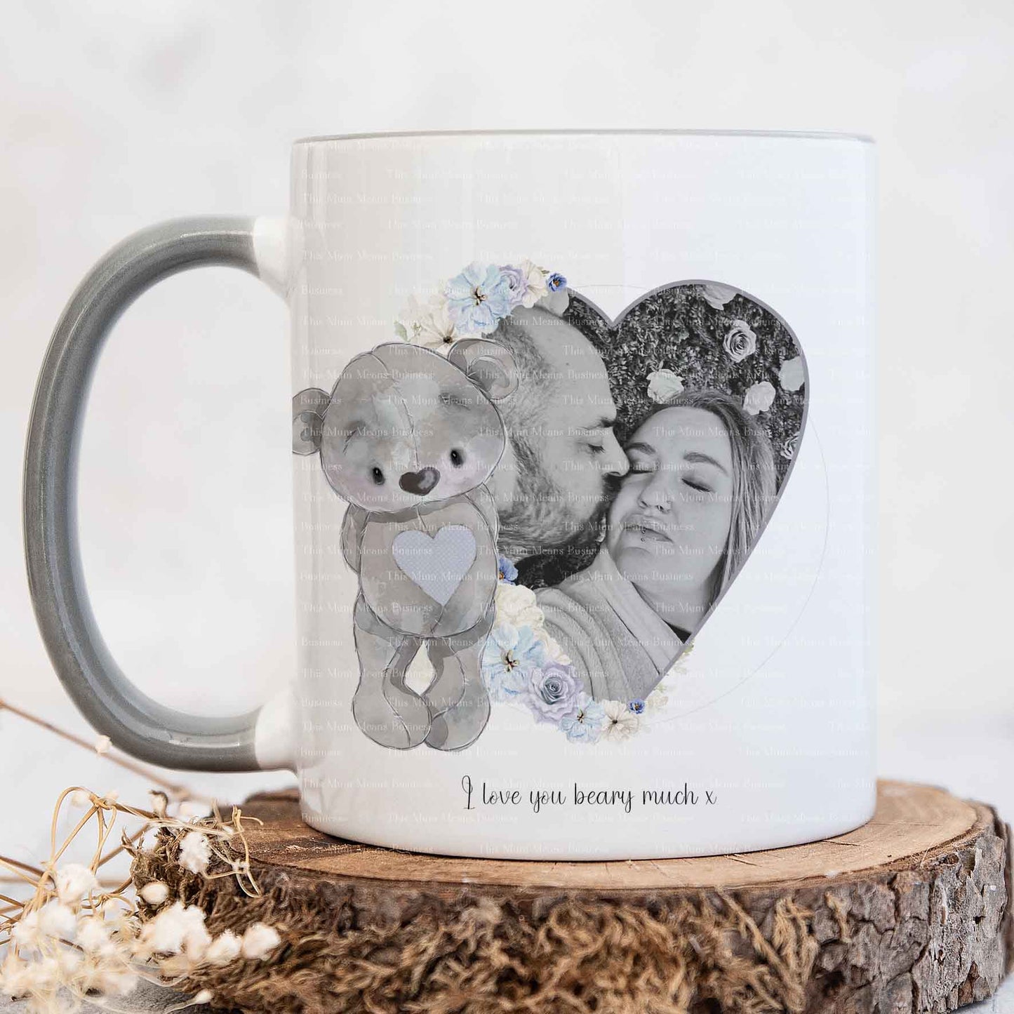 Lilac Grey Mother's Day Memory Mugs