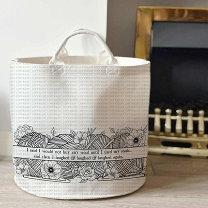 Line Art Crochet Knitting Mug