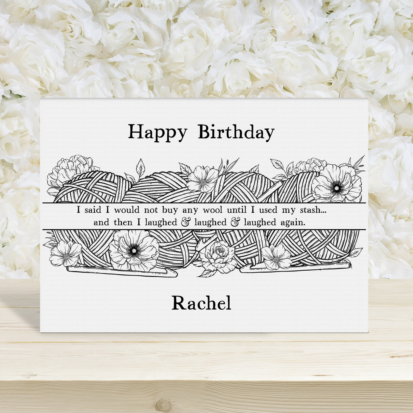 Line Art Crochet Knitting Mug