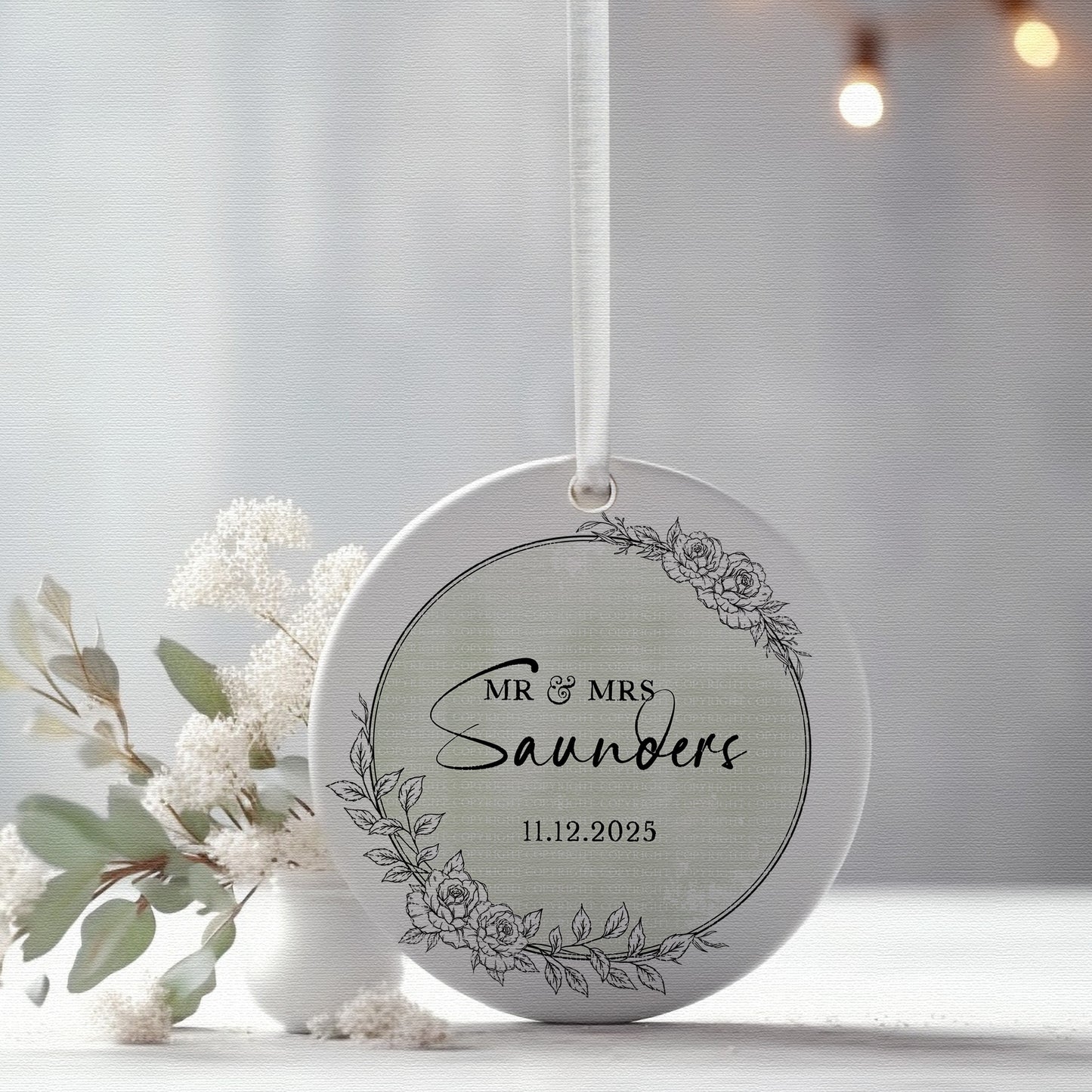 Line Art Floral Frames