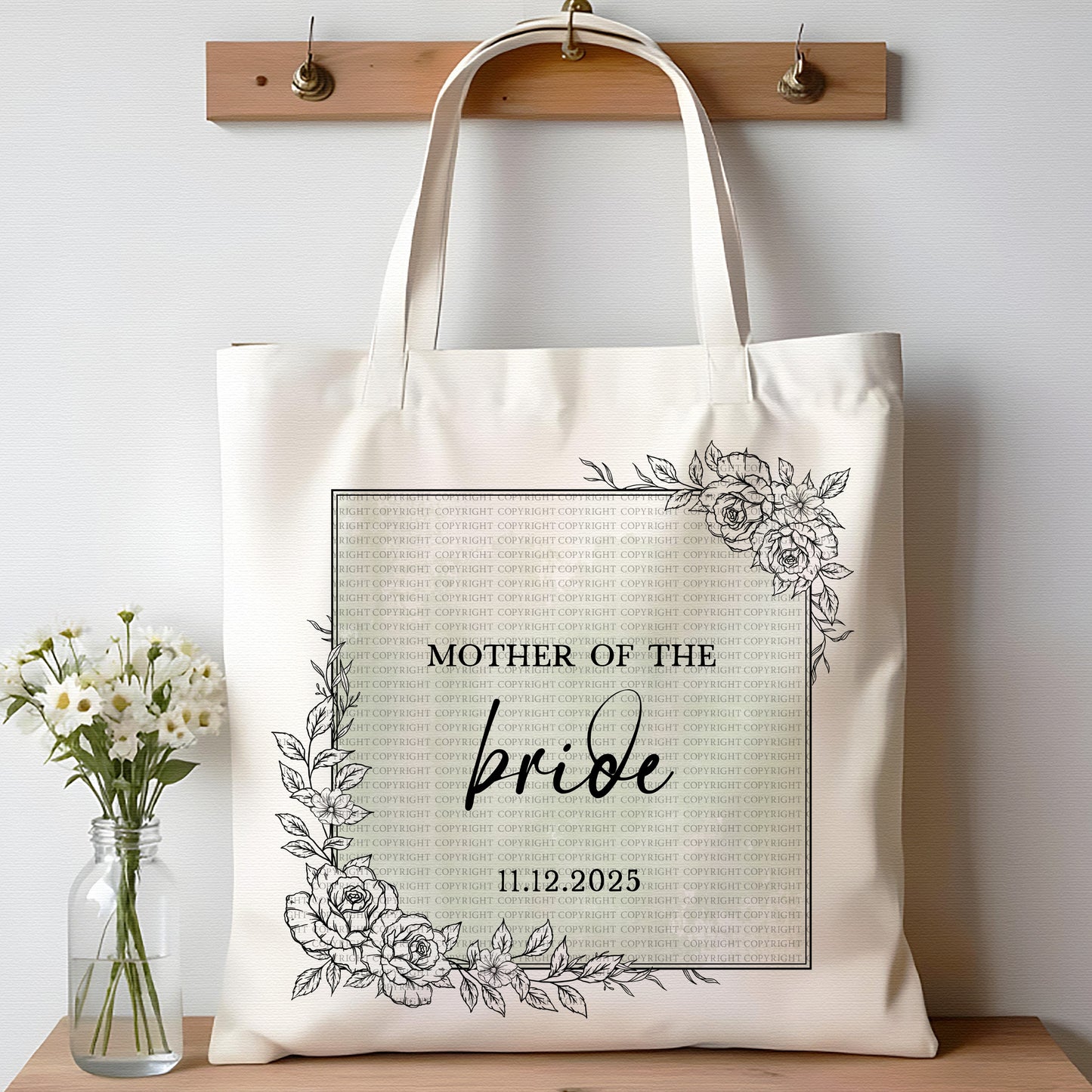 Line Art Floral Frames