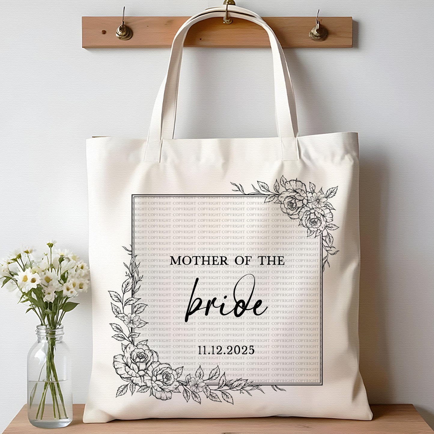 Line Art Floral Frames