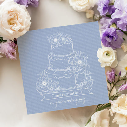 Line Art Wedding Cake