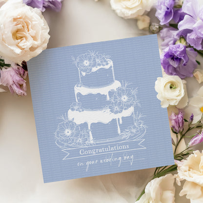 Line Art Wedding Cake