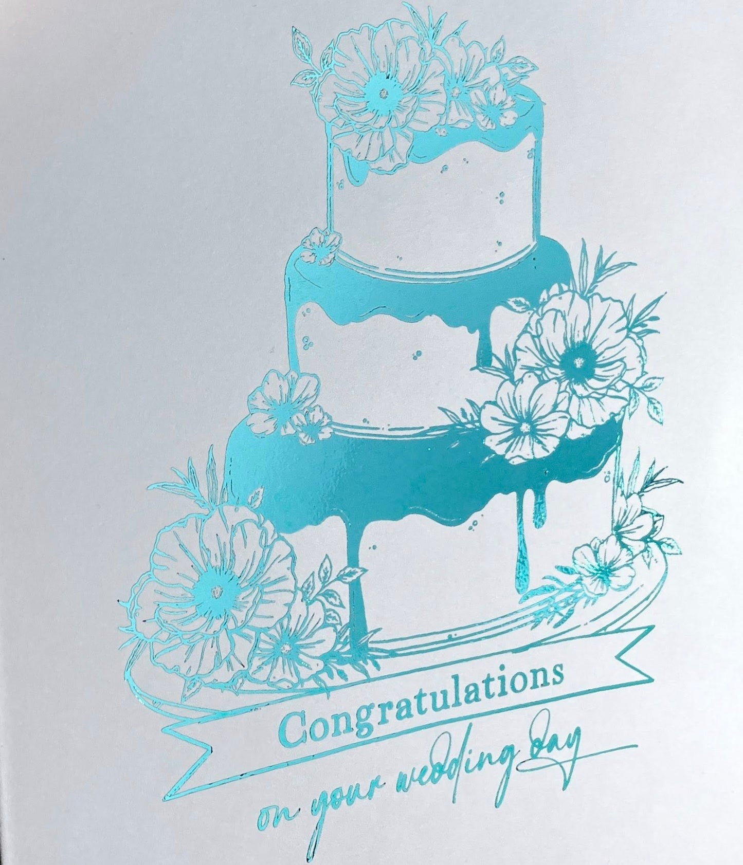 Line Art Wedding Cake
