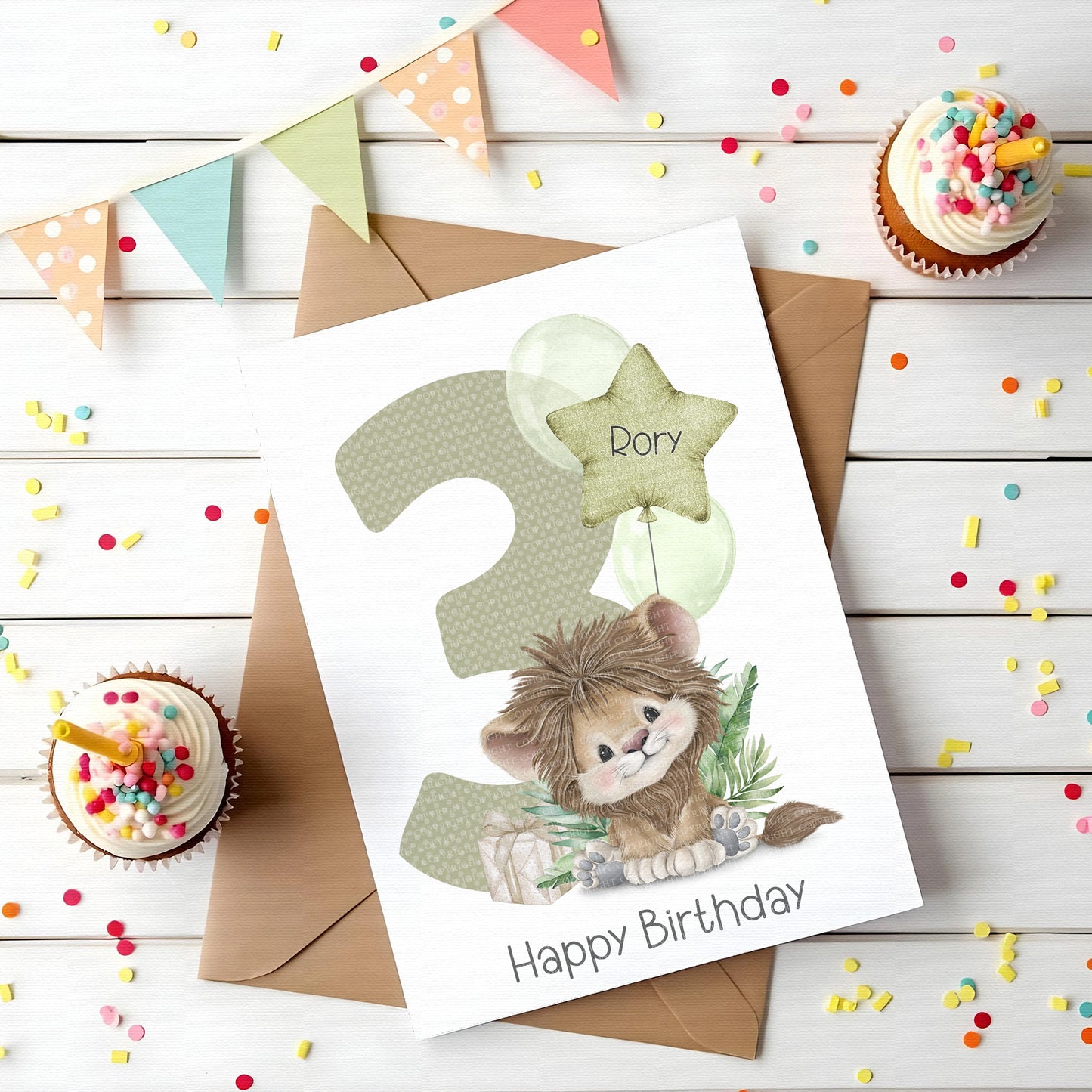 Full Jungle Animal Number Bundle