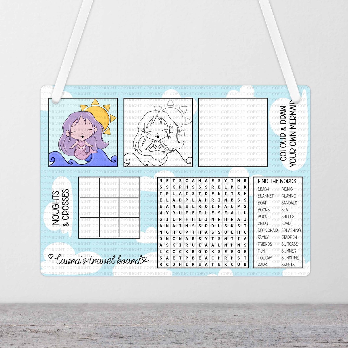 Mermaid Travel Board