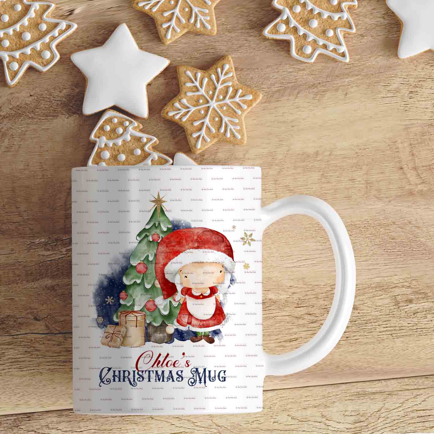 Father Christmas Mrs Claus Mug