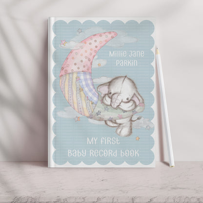 Nelephant Baby Birth Record Book