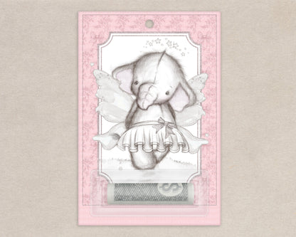 Nelephant Fairy Notebook Card