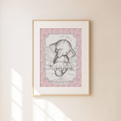 Nelephant Fairy Notebook Card