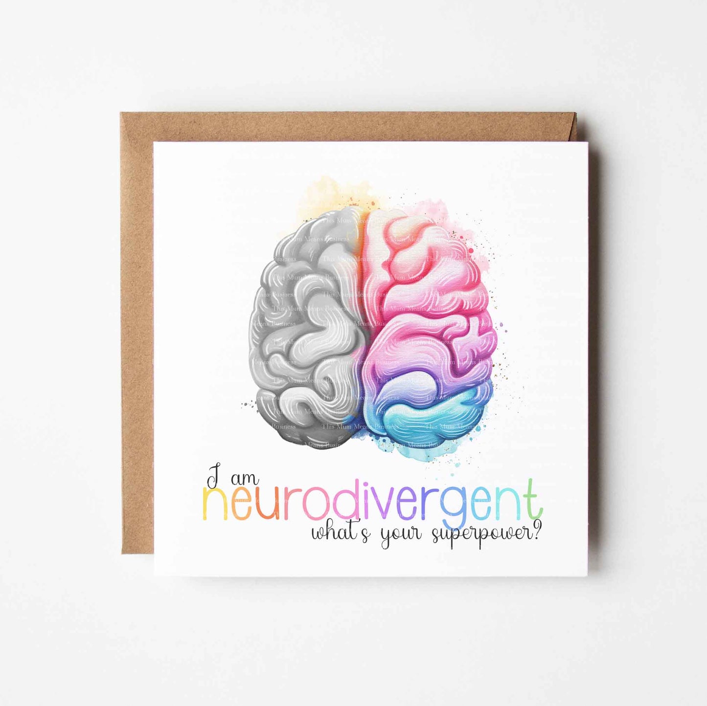 Neurodivergent Rainbow Brain