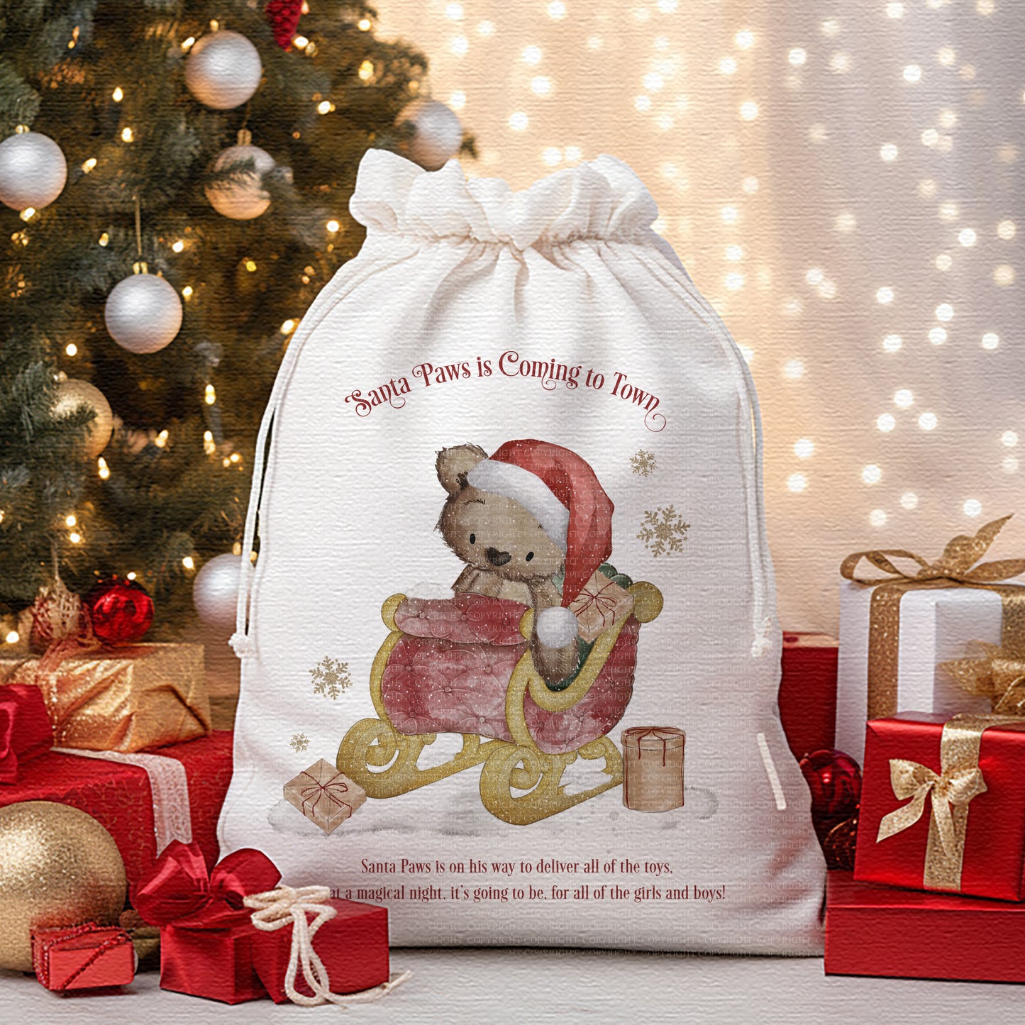 OG Bear - Santa Paws