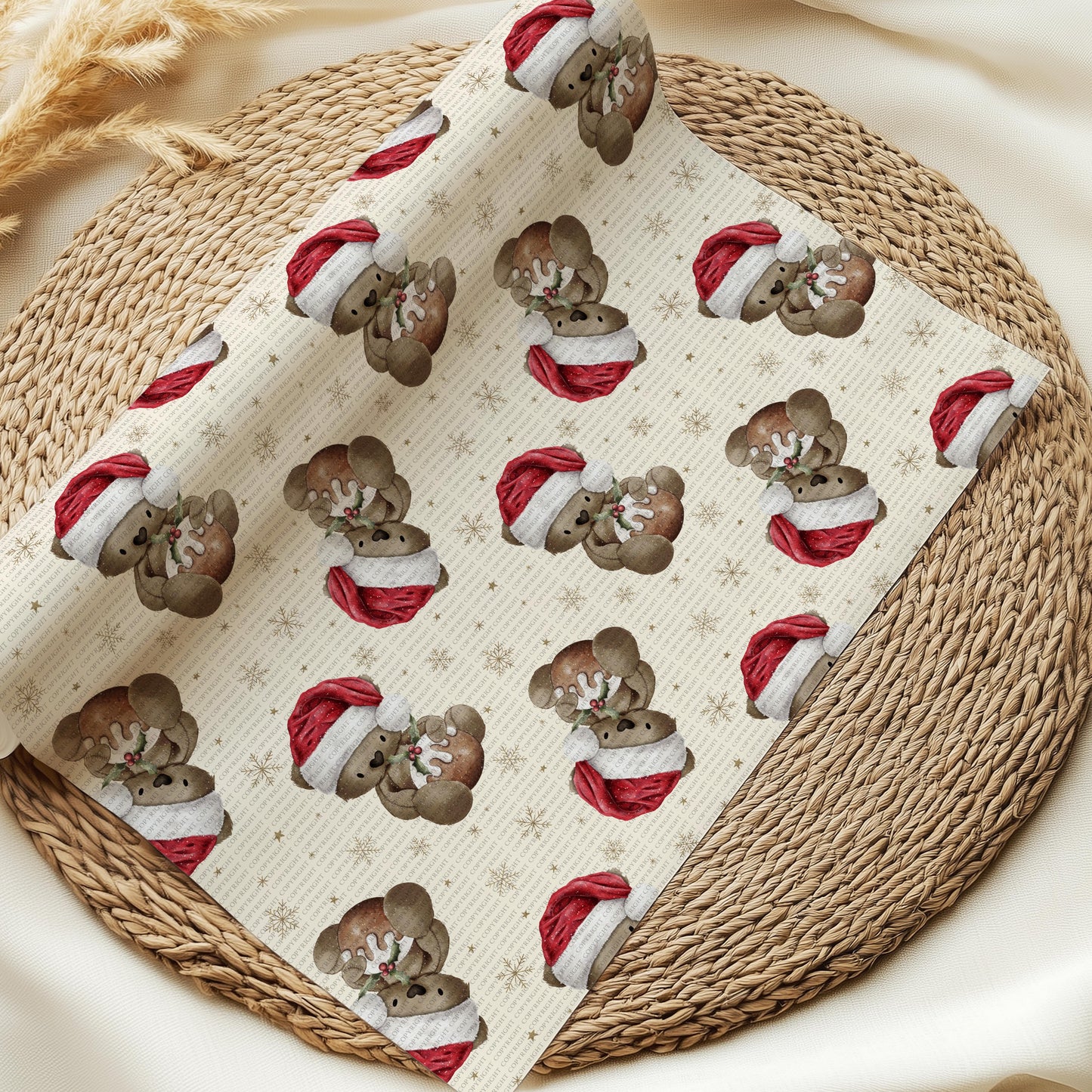 OG Christmas Pudding Bear Set