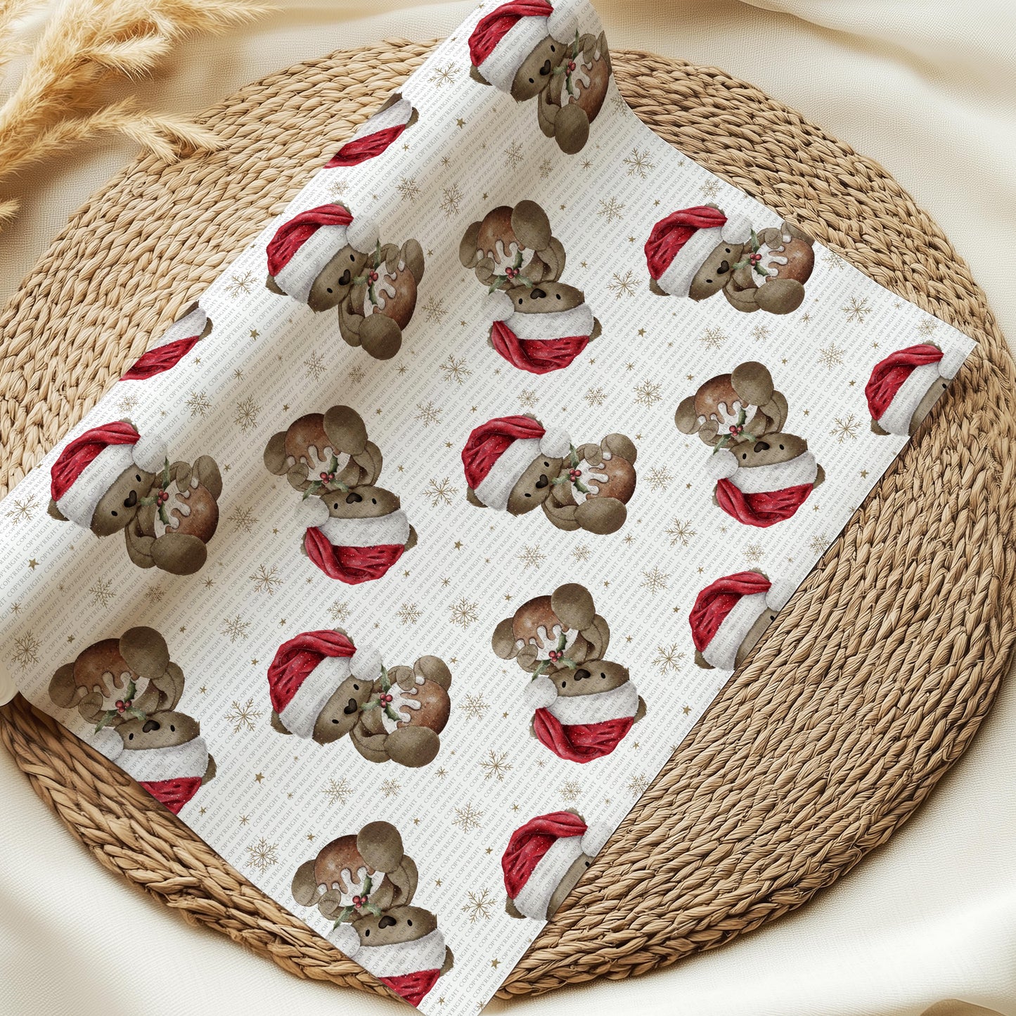 OG Christmas Pudding Bear Set