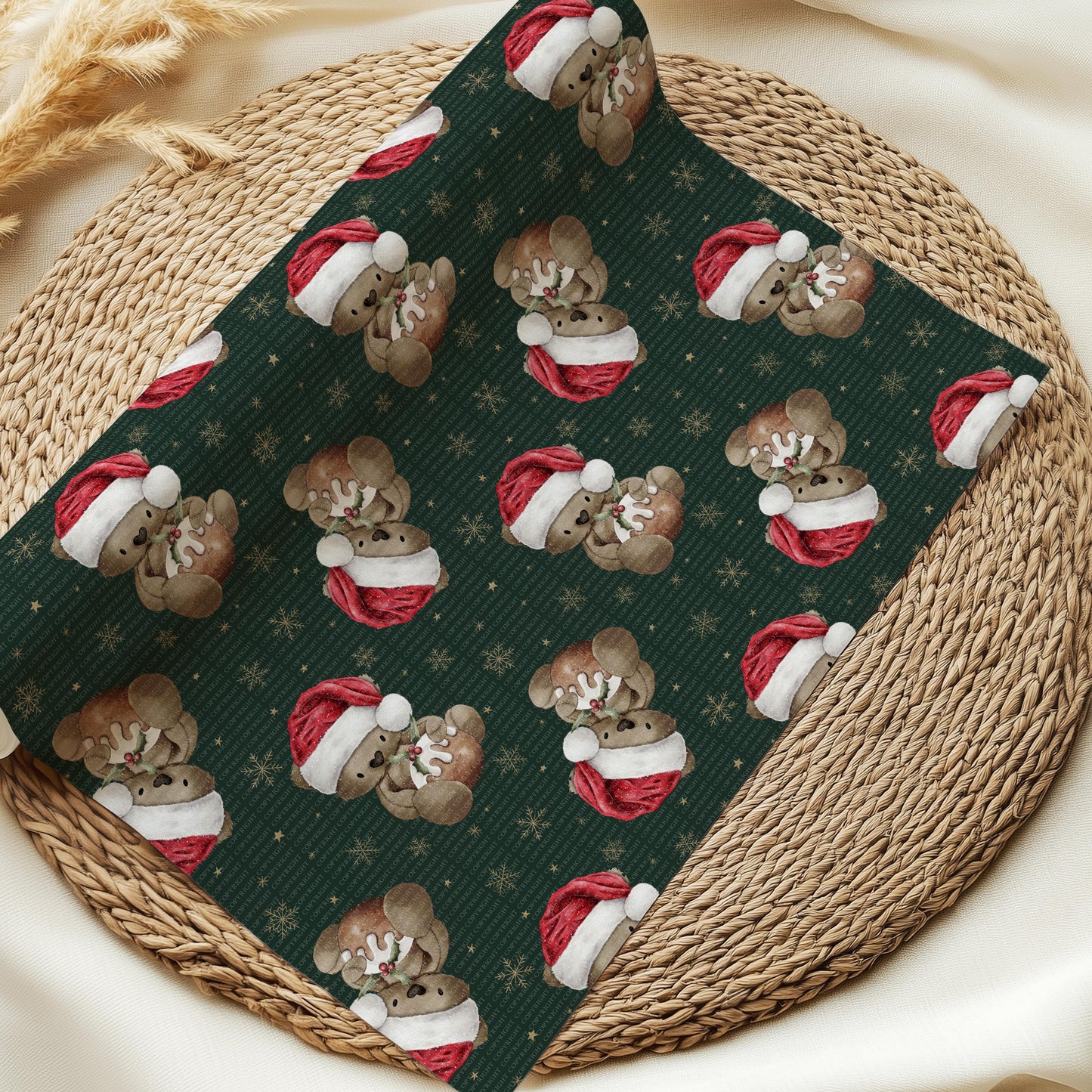 OG Christmas Pudding Bear Set