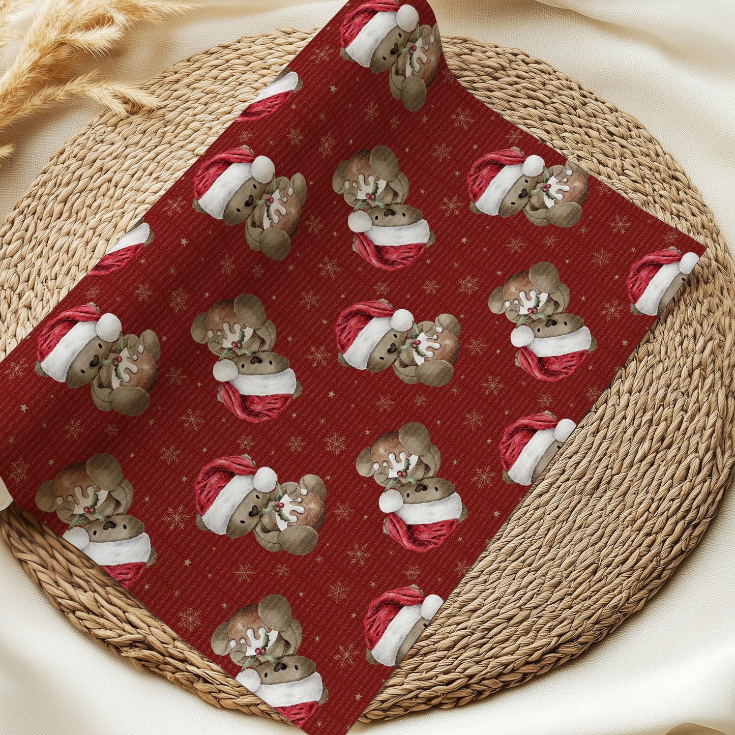 OG Christmas Pudding Bear Set
